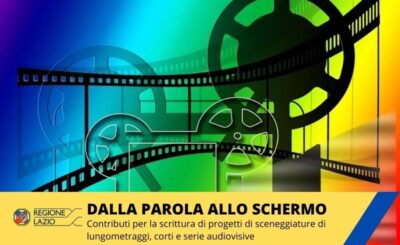 bando regione lazio dalla parola allo schermo